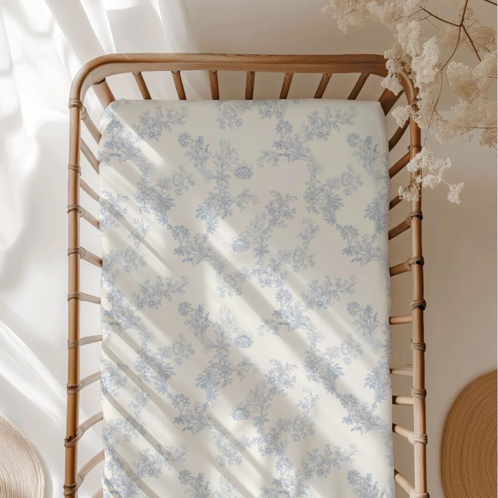 Cottage Bloom Crib Sheet