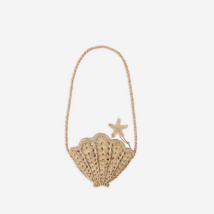 Shell Purse Straw