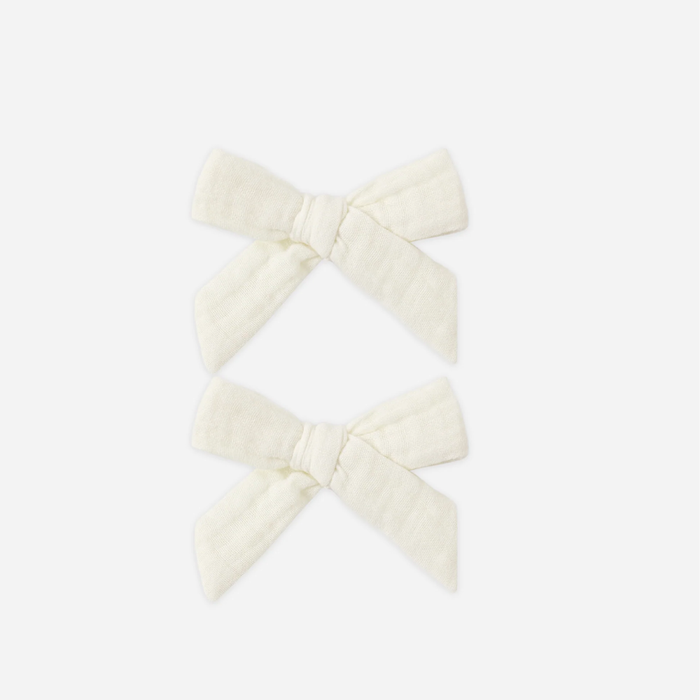 Bows, Set Of 2 Ivory