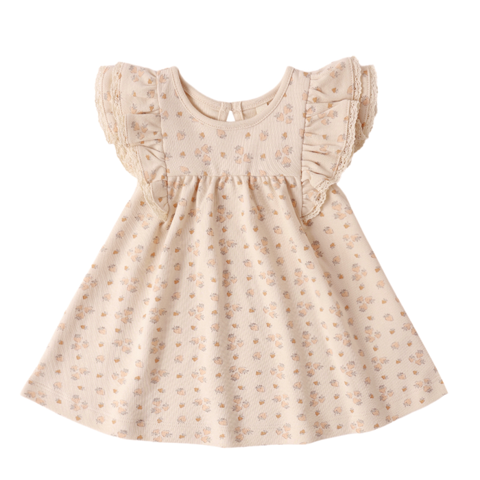 FLUTTER DRESS STRAWBERRIES