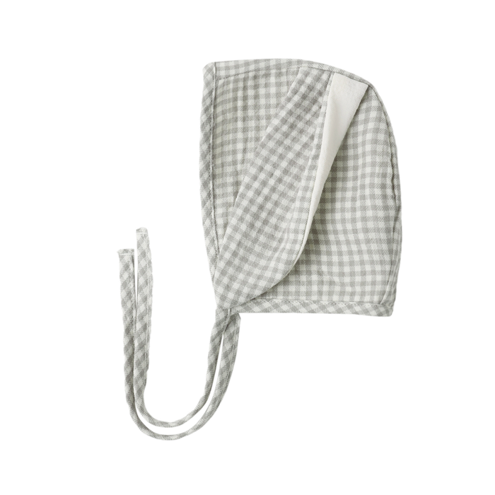 BUNNY BONNET SAGE GINGHAM