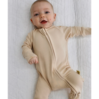 Ribbed Oat Romper