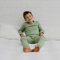 Ribbed Sage Two Piece Set