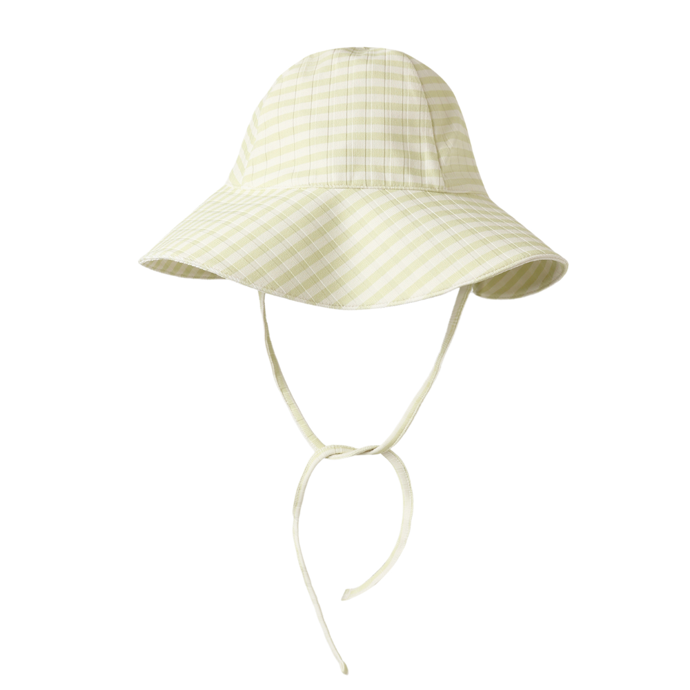 FLOPPY SWIM HAT CITRON STRIPE