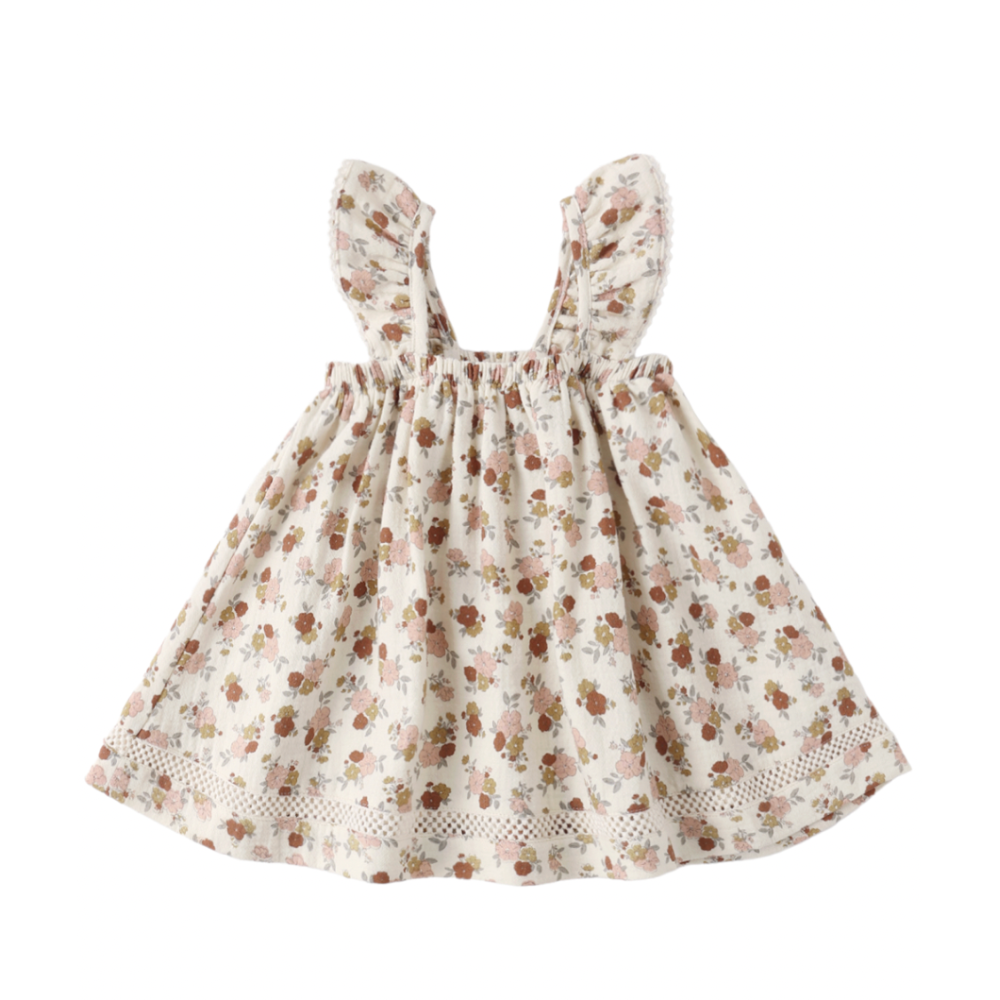 RUFFLE TANK DRESS BLOOM