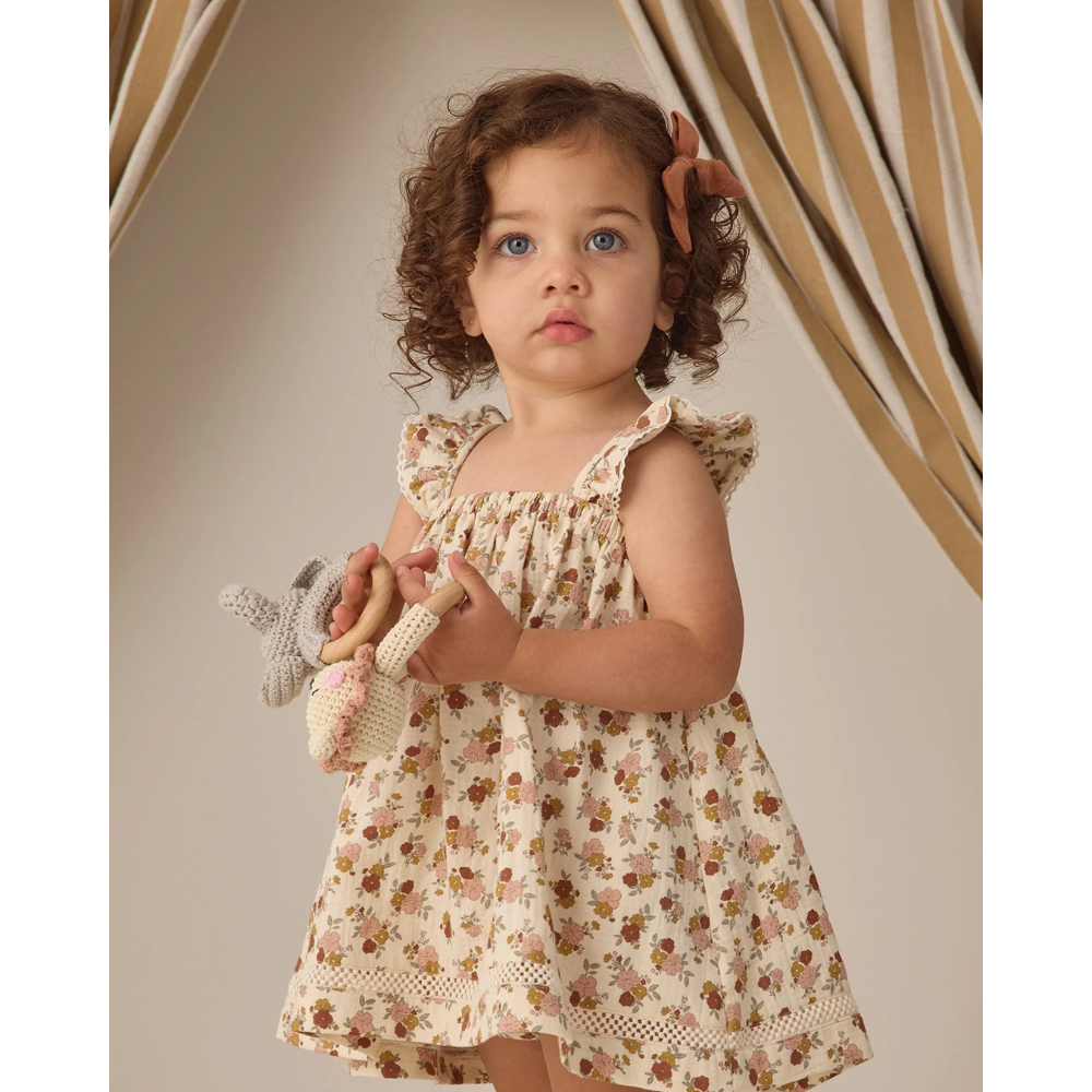 RUFFLE TANK DRESS BLOOM