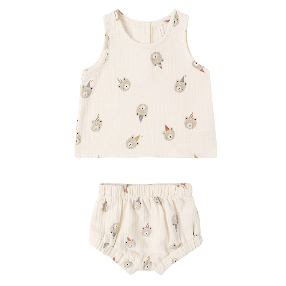 WOVEN TANK SET PARTY BEARS