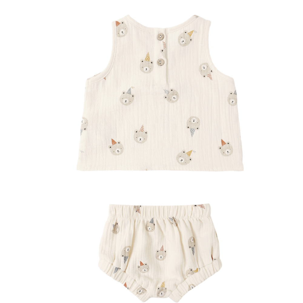 WOVEN TANK SET PARTY BEARS