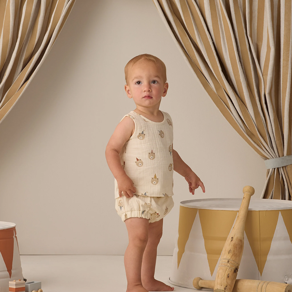 WOVEN TANK SET PARTY BEARS