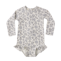 OLIVIA RASHGUARD ONE-PIECE BLUE FLORAL