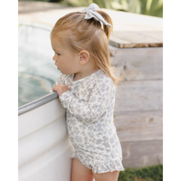 OLIVIA RASHGUARD ONE-PIECE BLUE FLORAL