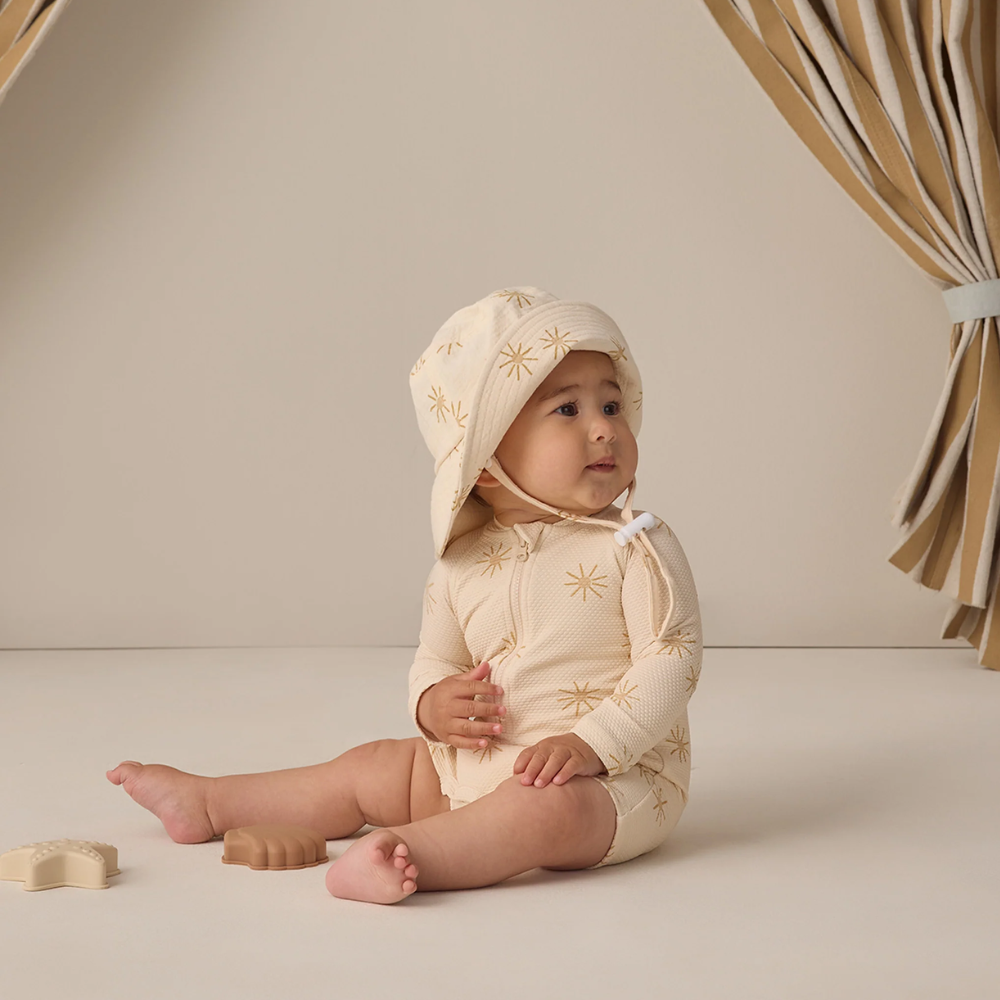 LONG SLEEVE ONE-PIECE RASHGUARD SUNBURST