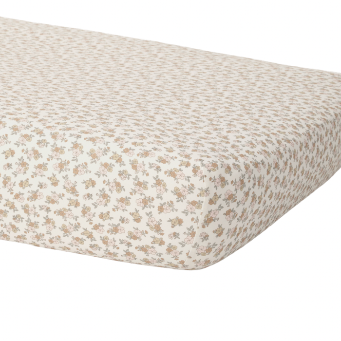 BAMBOO CRIB SHEET WILDFLOWER