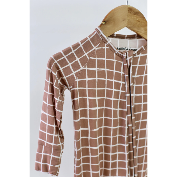 Chocolate Checkers Romper