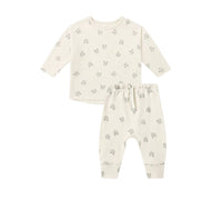 LONG SLEEVE TEE + DRAWSTRING PANT SET|| BEARS