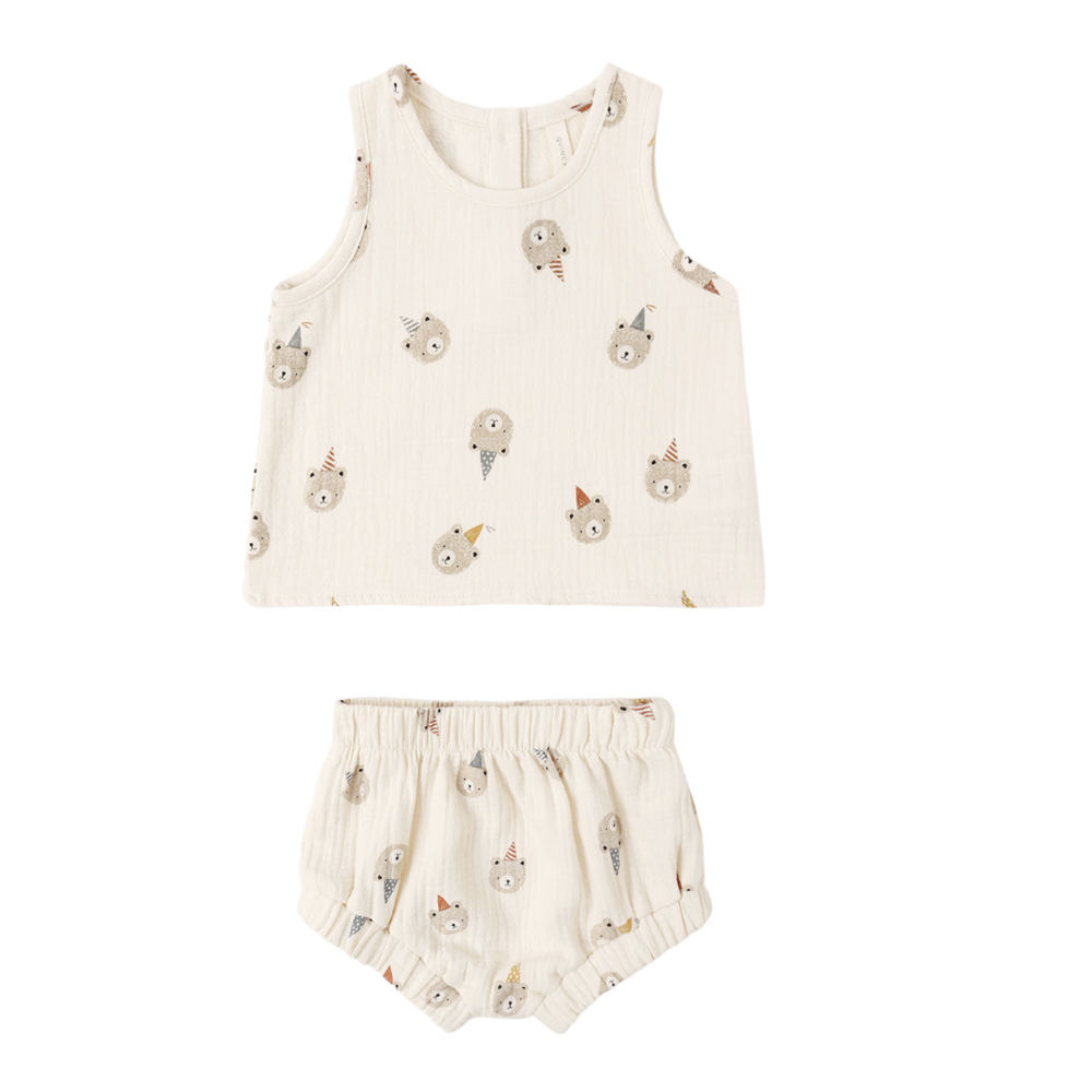 WOVEN TANK SET PARTY BEARS