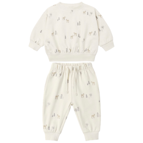 RELAXED SWEATSHIRT DEER + RELAXED SWEATPANT DEER SET