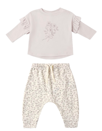 RUFFLE LONG SLEEVE TEE FLEUR + RUFFLE LONG SLEEVE TEE FLEUR