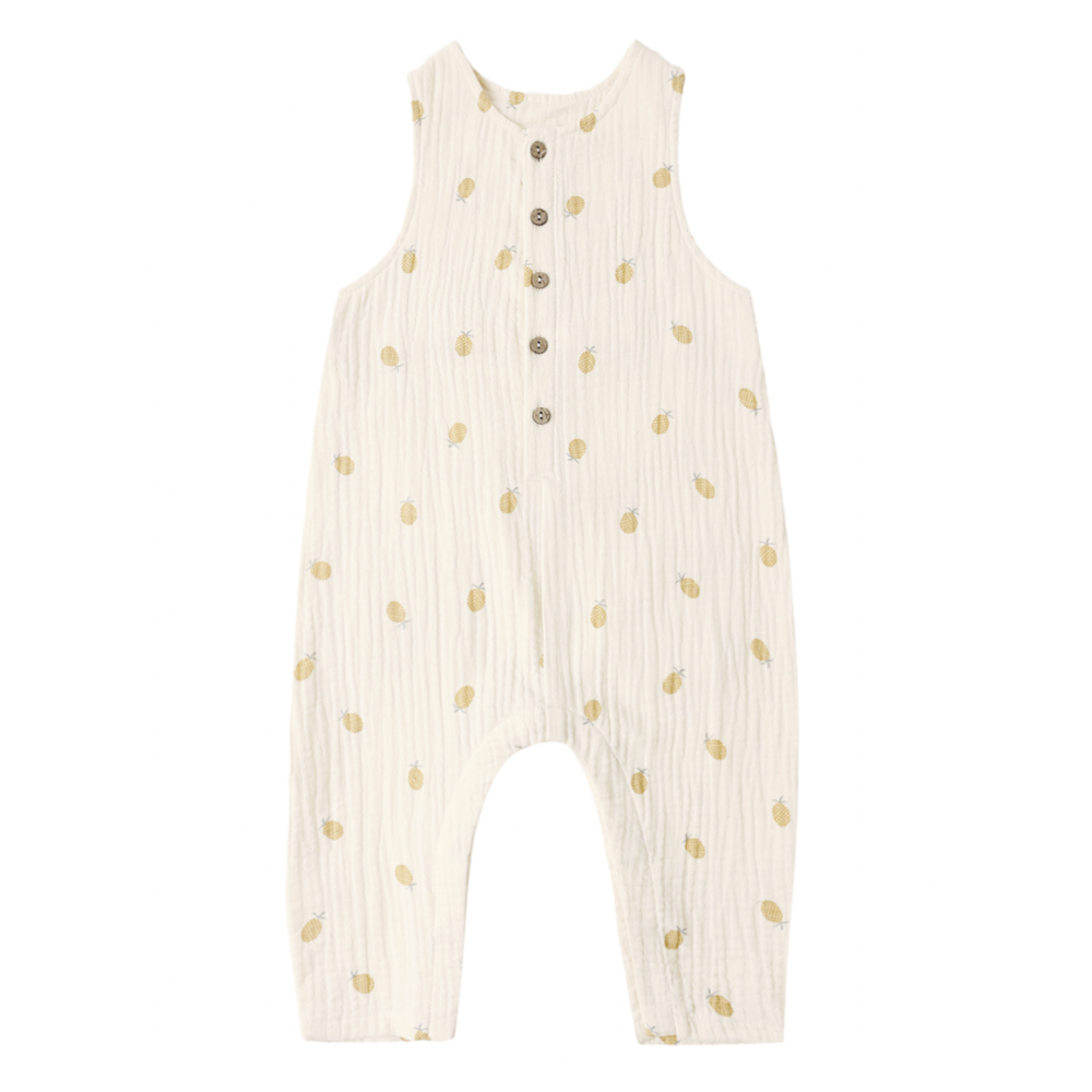 BUTTON JUMPSUIT PINEAPPLE