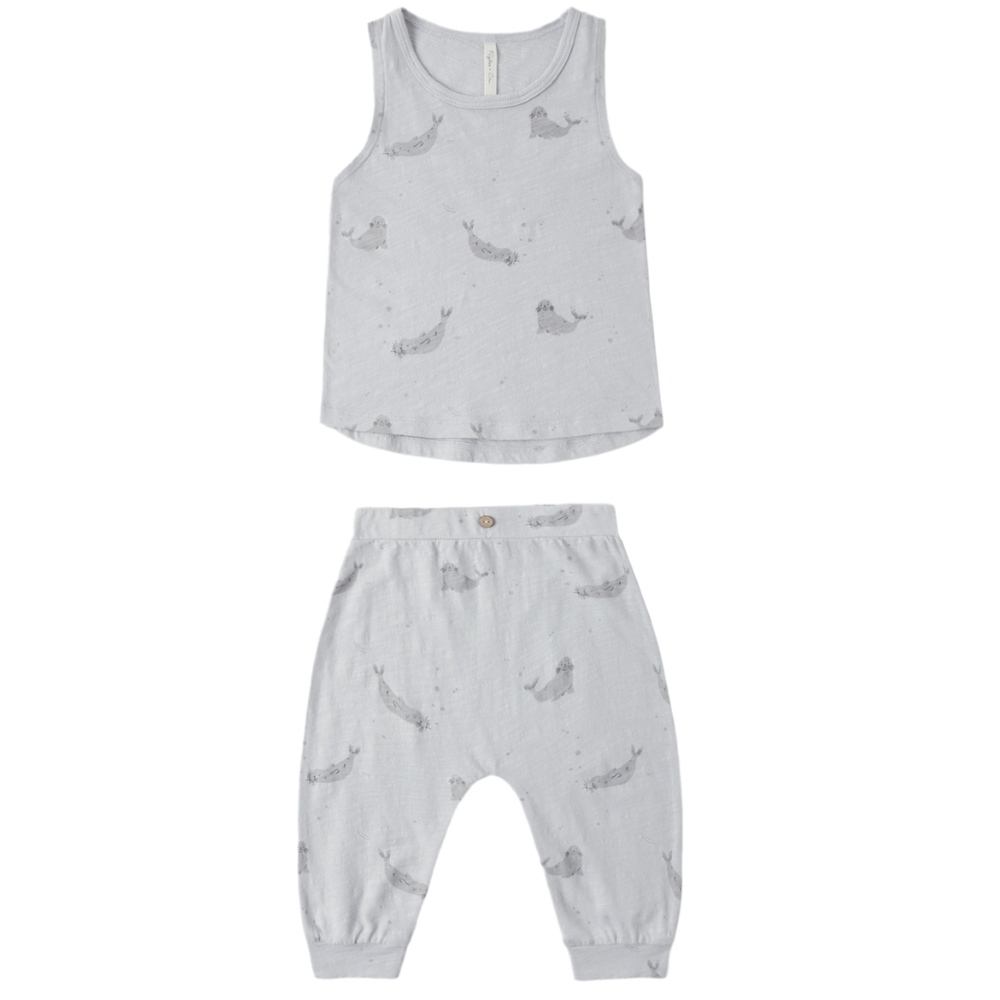 TANK + SLOUCH PANT SET SEALS
