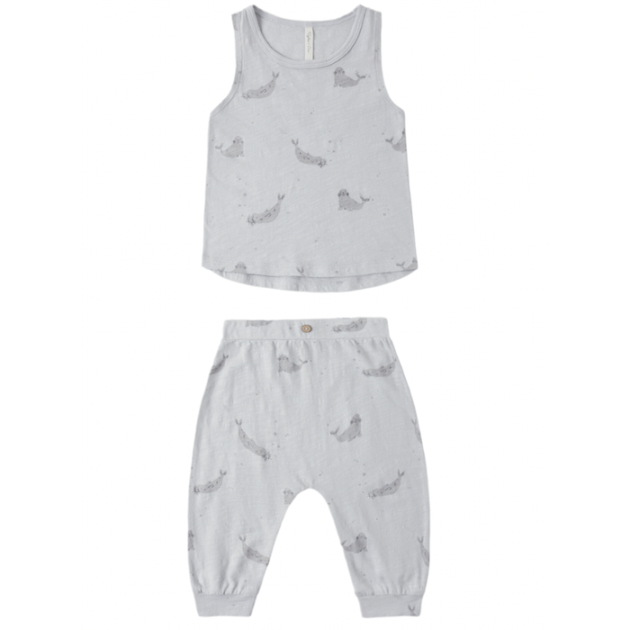 TANK + SLOUCH PANT SET SEALS