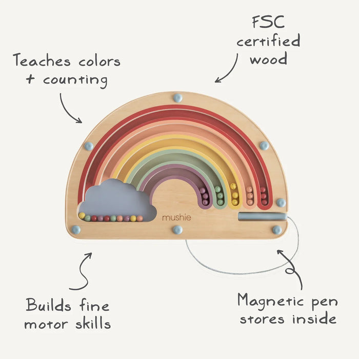 Wooden Magnet  Rainbow Maze