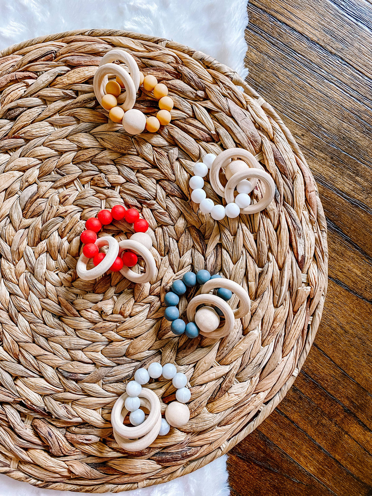 Teething Ring Baby Announcement Photo Prop