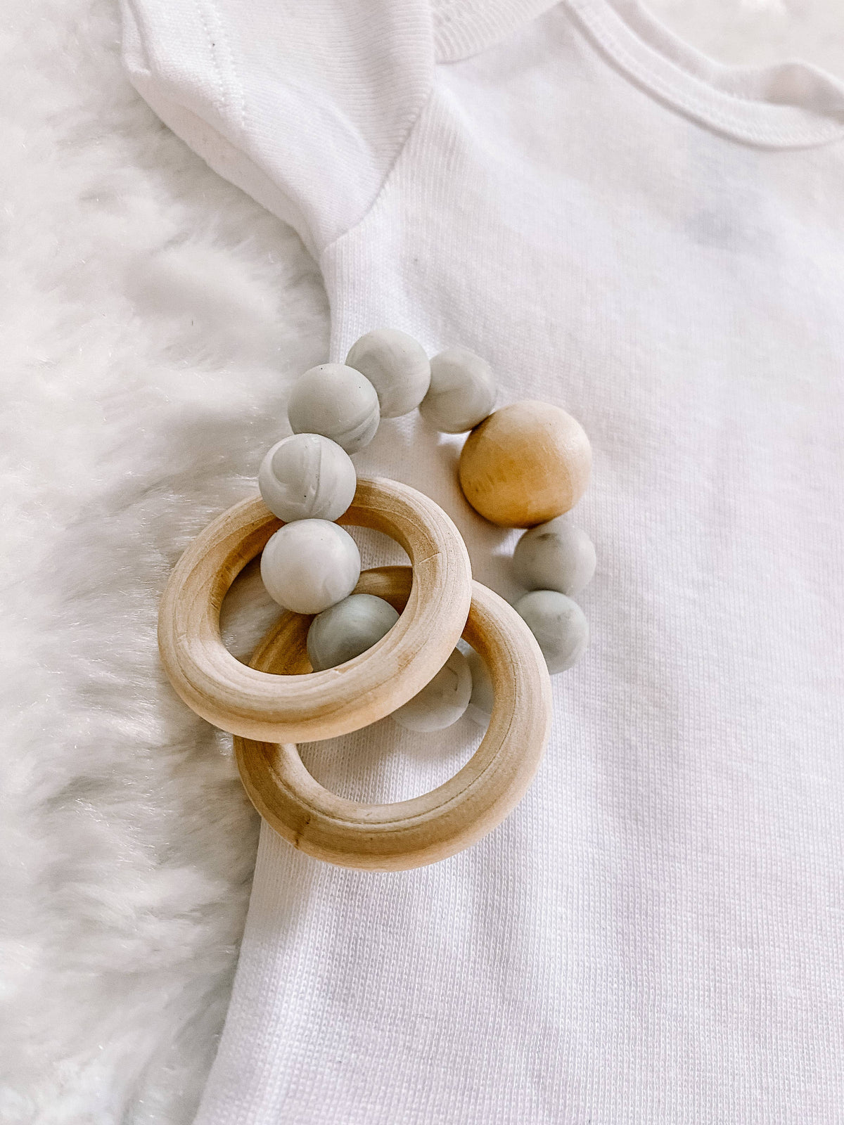 Teething Ring Baby Announcement Photo Prop