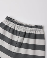 OVERSIZED FLEECE SWEATSHIRT+ SWEATPANTS SET  MIDNIGHT STRIPE