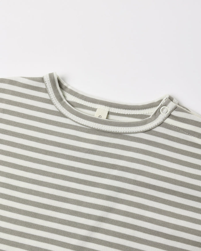 LONG SLEEVE TEE LAUREL STRIPE + DRAWSTRING PANT LAUREL