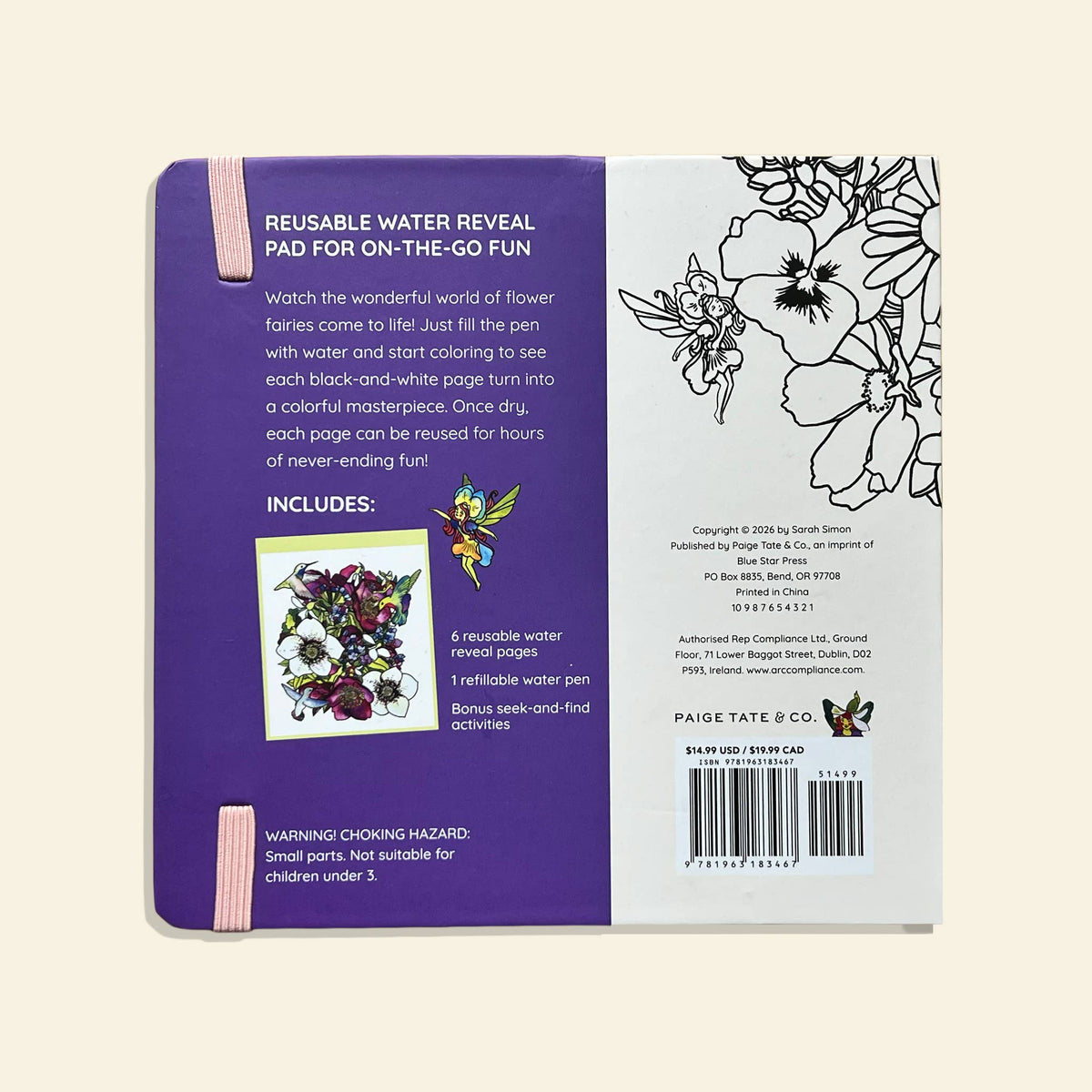 Watercolor with Me: Flower Fairies: A Water Reveal Book