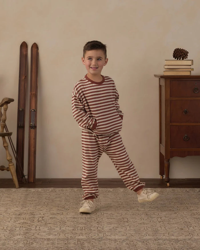 RELAXED SET BRICK STRIPE