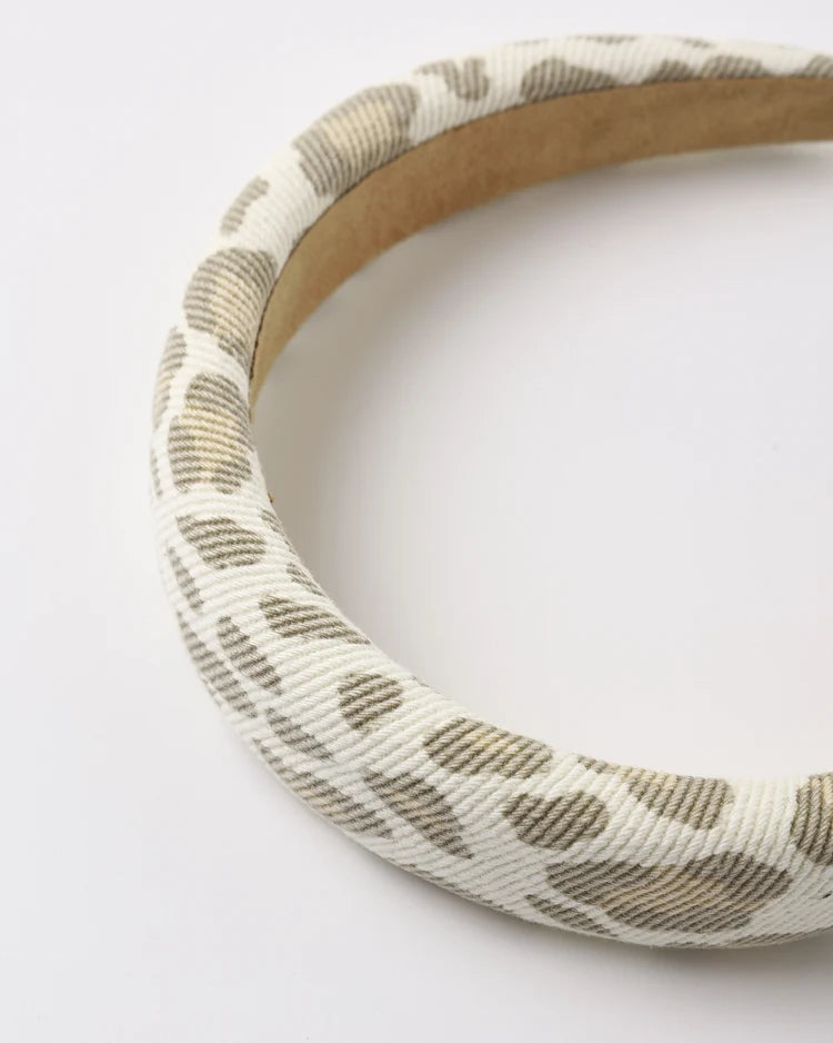PADDED HEADBAND LEOPARD