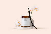 Pure Vanilla Essential Oil Beeswax Jar Candle: Non-Toxic