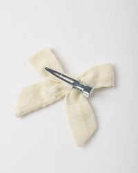 BOWS, SET OF 2 IVORY