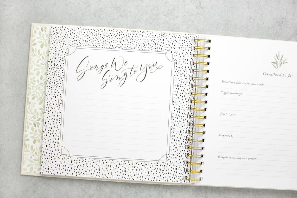 As You Grow: A Modern Memory Book for Baby (Baby Shower)