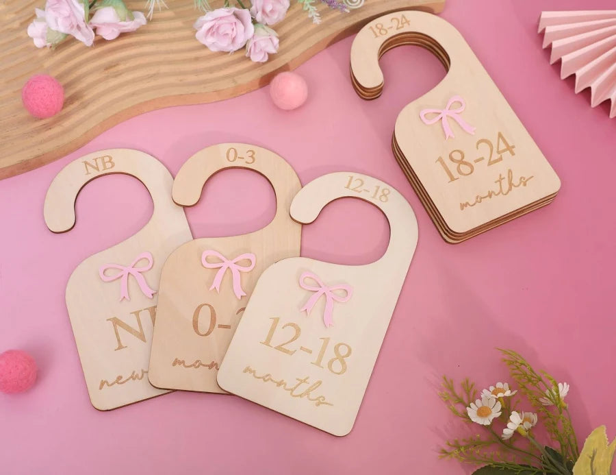 Nursery Closet Dividers - Cute Bows