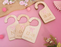 Nursery Closet Dividers - Cute Bows