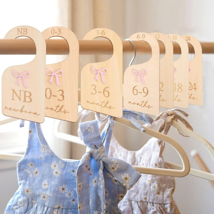 Nursery Closet Dividers - Cute Bows
