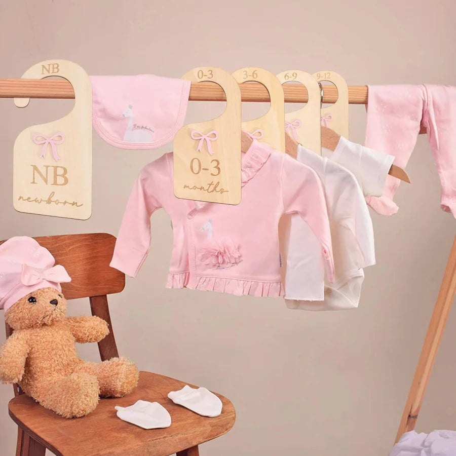 Nursery Closet Dividers - Cute Bows