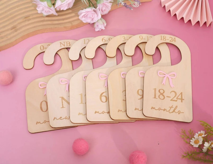 Nursery Closet Dividers - Cute Bows
