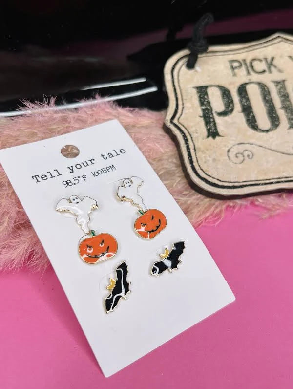 Halloween 3 pack of Earrings