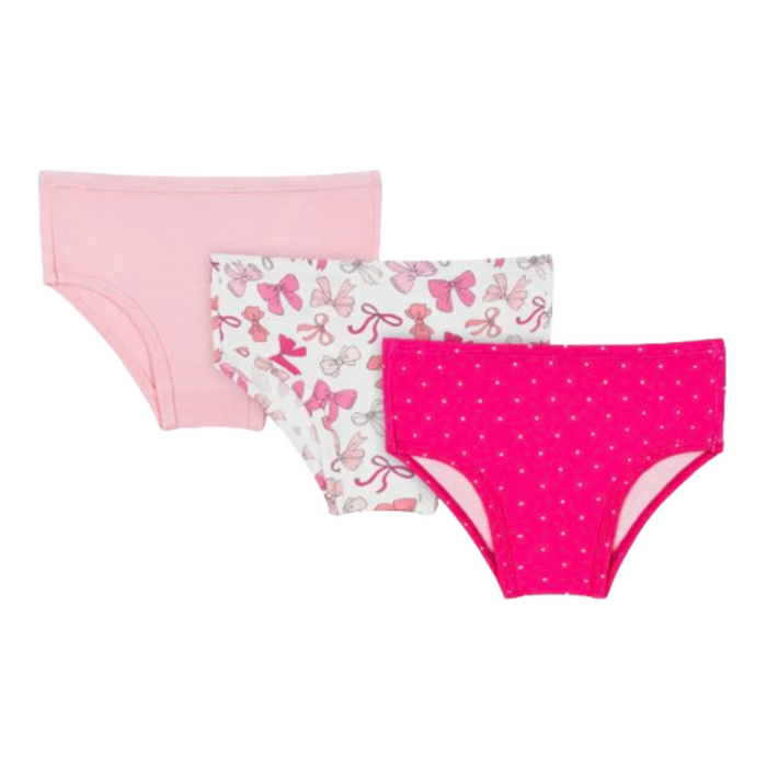 Girls Panties - Pink Bows