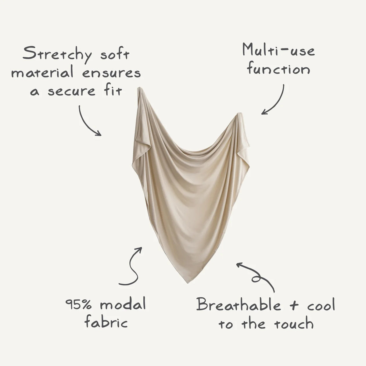 Stretchy Swaddle -Dried Thyme