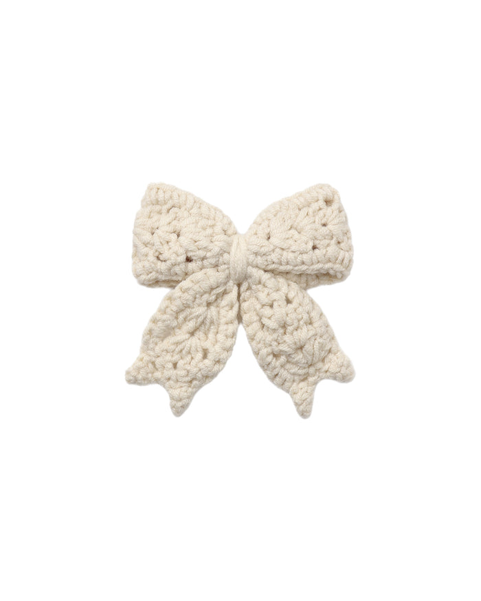 CROCHET BOW NATURAL