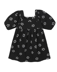 GRETTA BABYDOLL DRESS BLACK DAISY