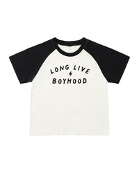 RAGLAN SHORT SLEEVE TEE LONG LIVE BOYHOOD
