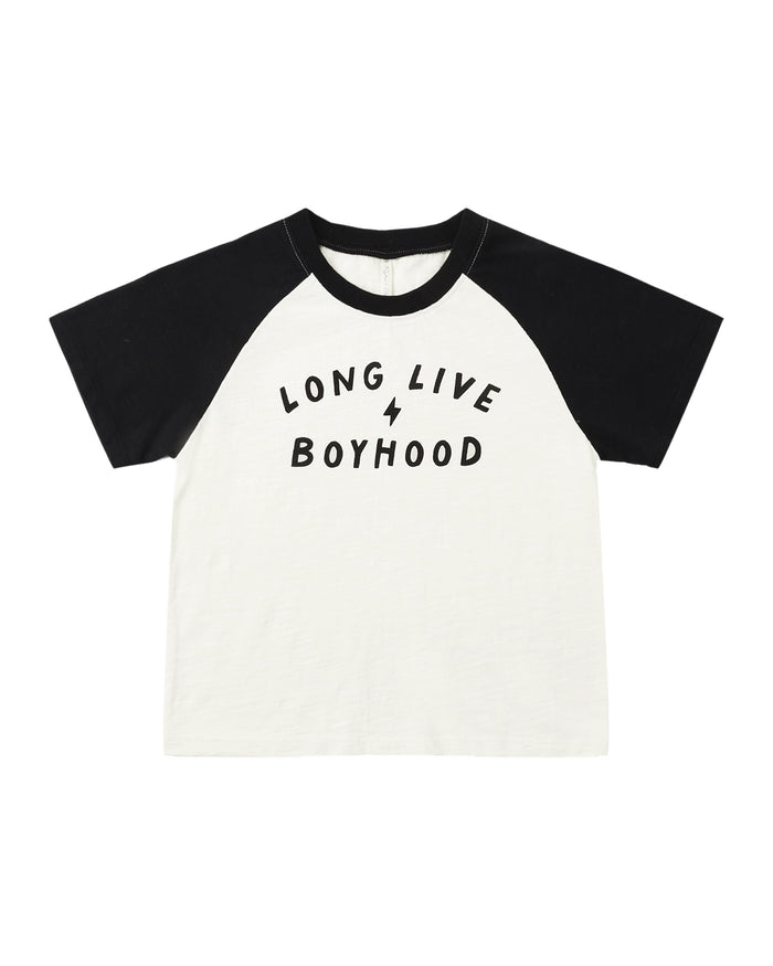 RAGLAN SHORT SLEEVE TEE LONG LIVE BOYHOOD