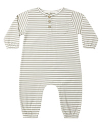 LONG SLEEVE POCKET JUMPSUIT LAUREL STRIPE