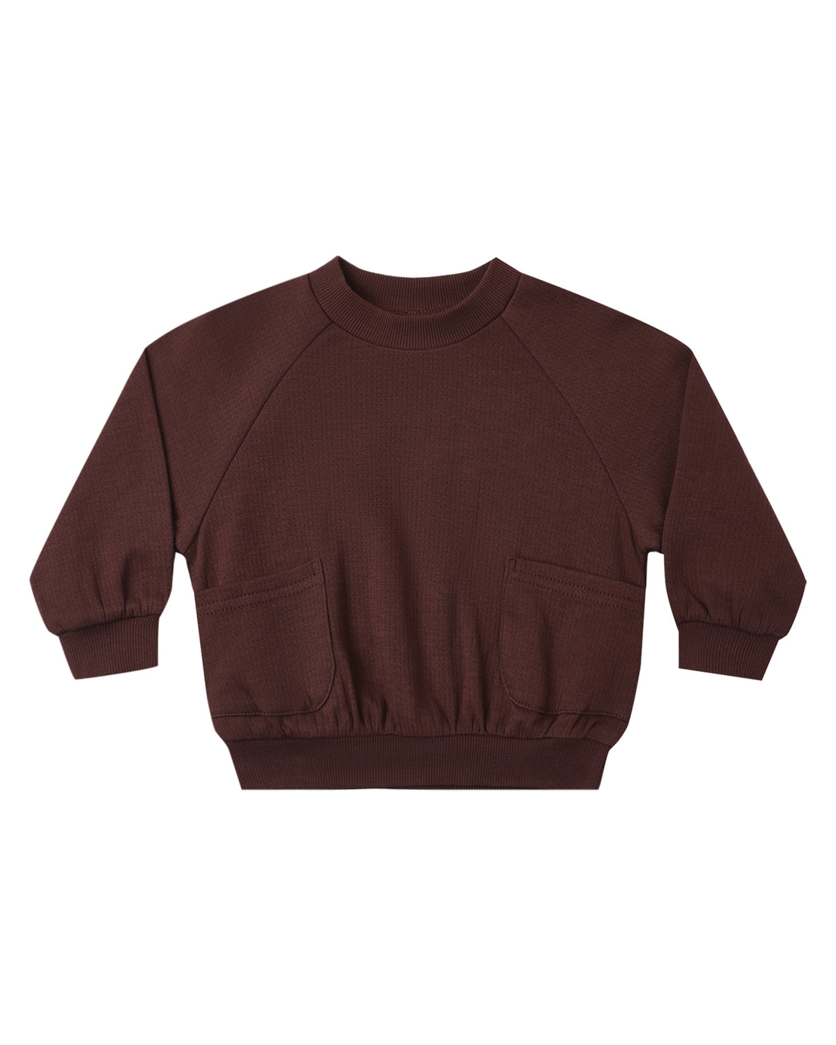 POCKET SWEATSHIRT BLACK CHERRY